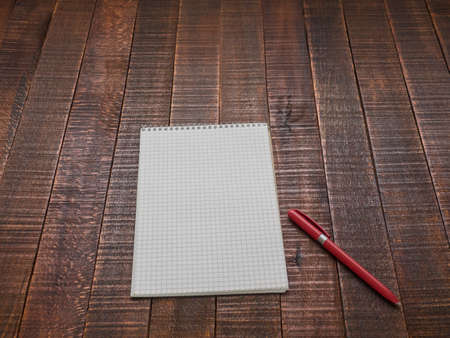 The ideal moment to start from scratch writing a new story or draw a diagram of a new business plan.の写真素材