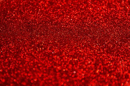 Red sparkles for a beautiful background. Valentine's Day. The 14th of February. St. Valentine's Dayの写真素材