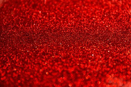 Red sparkles for a beautiful background. Valentine's Day. The 14th of February. St. Valentine's Dayの写真素材