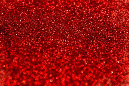 Red sparkles for a beautiful background. Valentine's Day. The 14th of February. St. Valentine's Dayの写真素材