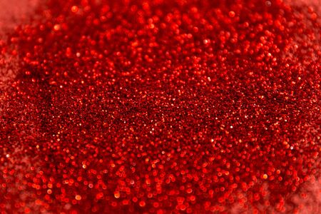 Red sparkles for a beautiful background. Valentine's Day. The 14th of February. St. Valentine's Dayの写真素材