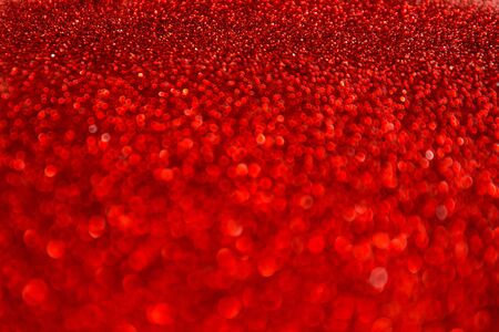 Red sparkles for a beautiful background. Valentine's Day. The 14th of February. St. Valentine's Dayの写真素材