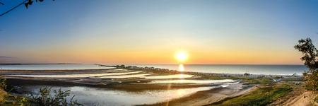There are many wonderful landscapes in Ukraine, one of them is the non-detached city of Odessaの写真素材