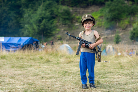 This holiday is held every year in the tract near the village of Lipa, Ukraineの写真素材