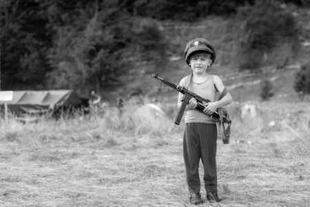 This holiday is held every year in the tract near the village of Lipa, Ukraineの写真素材