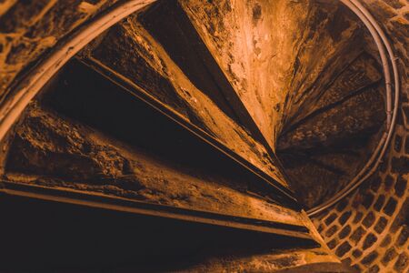 stairs in one of the churches in Wroclaw. 2020の写真素材