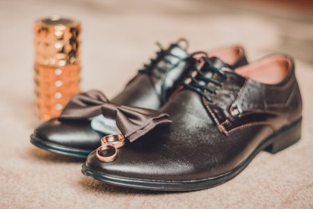 Wedding accessories for brides, wedding morning, wedding decorations and details.2020の写真素材