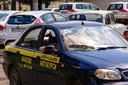 Lviv, Ukraine June 29, 2020: urban and passenger transport in the city of Lviv. 2020のeditorial素材