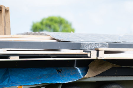 Wooden material for building a gazebo, construction and installation.
