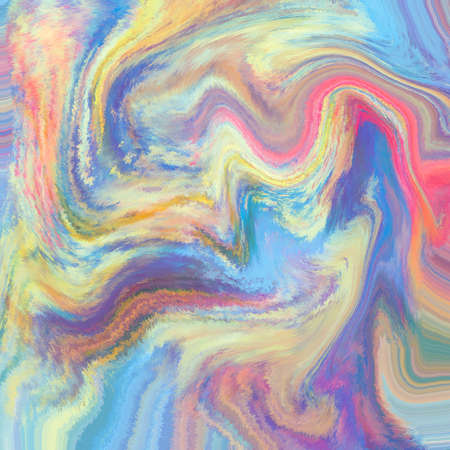 Digital Abstract Marble Pastel Texture, Contemporary Fluid Art Background, Trendy Gradient Swirl...