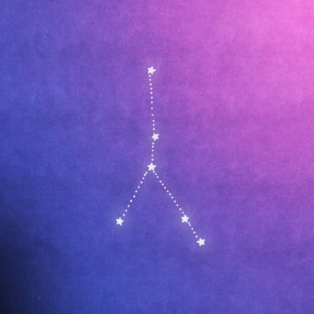 Digital Texture, Astrological Art, Zodiac Night Sky, Starry Skyline, Digital Star Pattern, Constellation Space Horoscope, Abstract Textile Design, Galactic Space, Galaxy Wallpaper, Purple and Pink Artの写真素材