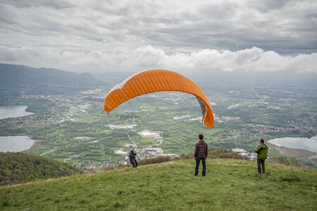 Paraglydingのeditorial素材