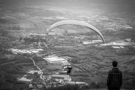 Paraglydingの写真素材