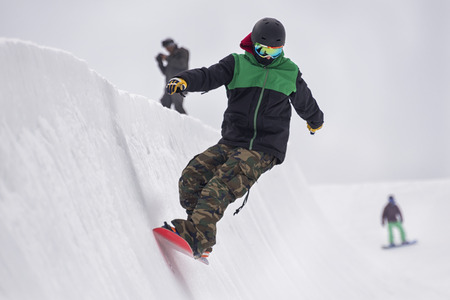 Snowboarderの写真素材