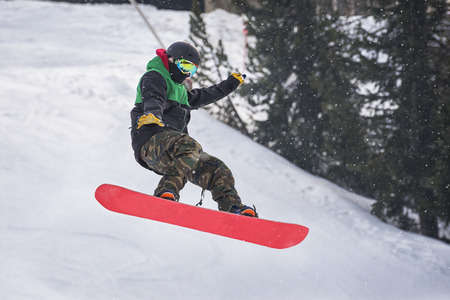 Snowboarderの写真素材