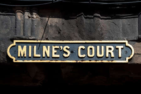 Scottish road signの写真素材