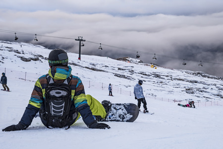 Snowboarderの写真素材
