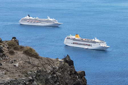 Cruise shipsの写真素材