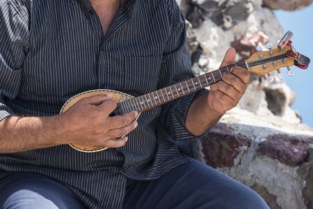 Greek bouzoukiの写真素材