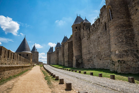 French medieval castleのeditorial素材