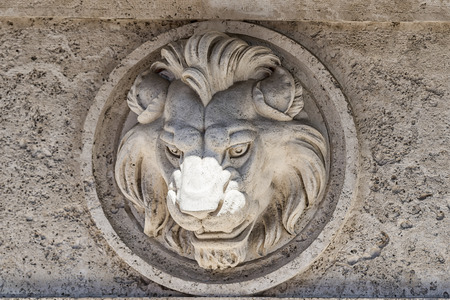 Stone lionの写真素材