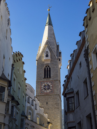 Bressanone ( Italy ) bell towerの写真素材