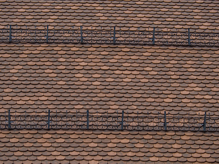 Old alpine roof