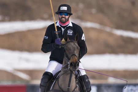 Sankt Moritz 01/28/2017 Snow Polo world Cupのeditorial素材