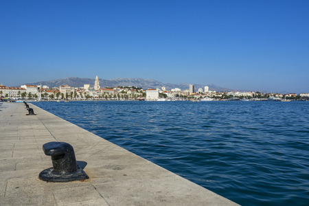Split harbor ( Croatia )の写真素材