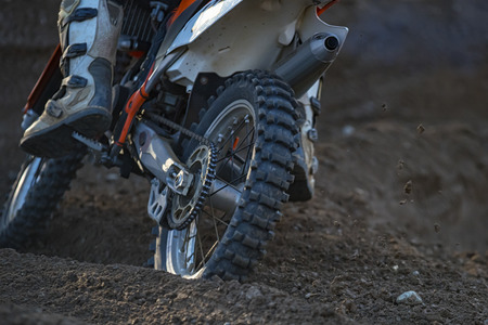 Motocross in action