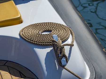 Boat mooring and rope