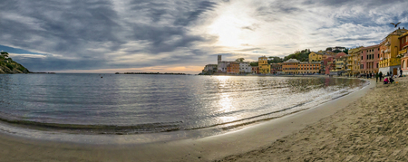 " Baia del Silenzio " in Sestri Levanteの写真素材