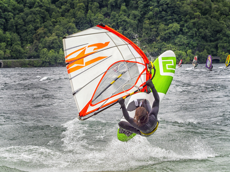 Windsurfing scene