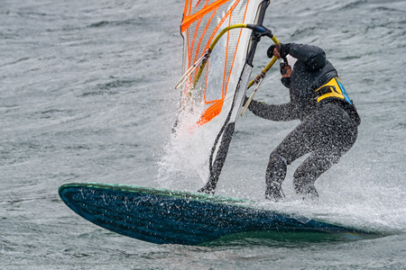 Windsurfing scene