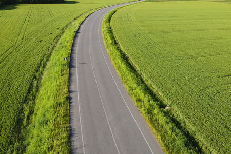 Road in a countrysideの写真素材