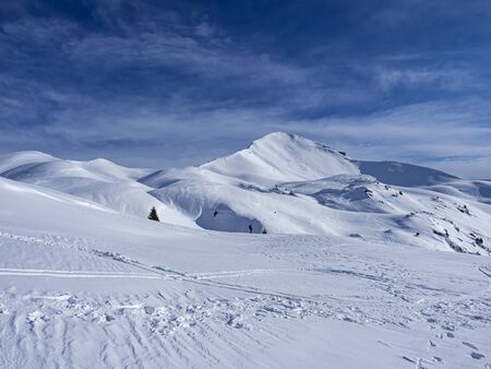 Winter landscape in the Italian alps