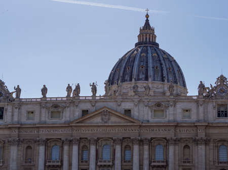 St. Peter's Basilica in Romeのeditorial素材