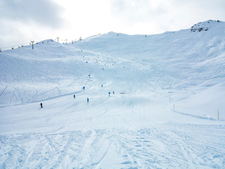 Ski slopes in Pila Ski resort