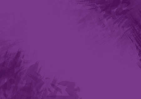 Abstract art background dark purple and violet colors. Watercolor painting on canvas with soft...