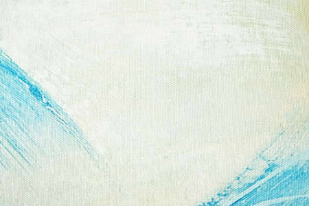 Abstract art background light blue and white colors. Watercolor painting on canvas with soft sky...