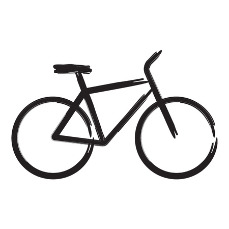 Vector illustration of bicycleのイラスト素材