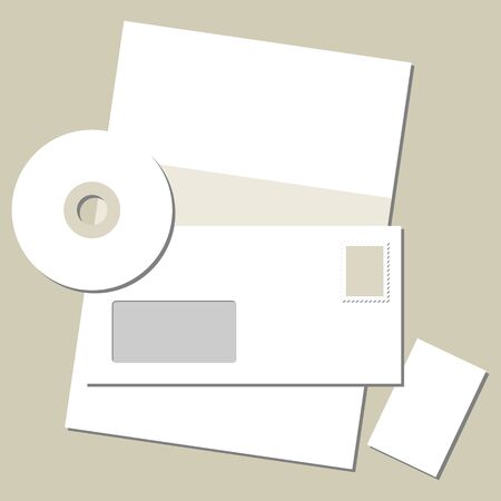 Identity templateのイラスト素材