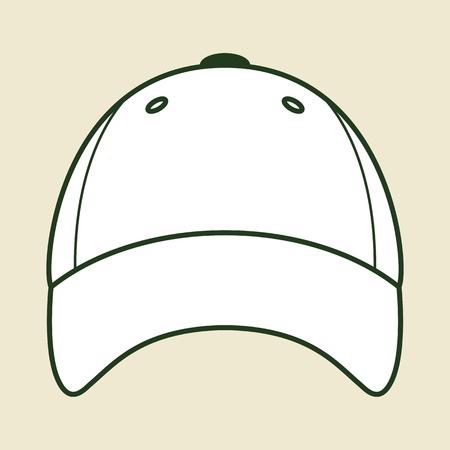 Vector baseball cap のイラスト素材