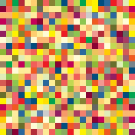 Colorful pixel pattern - vector illustrationのイラスト素材