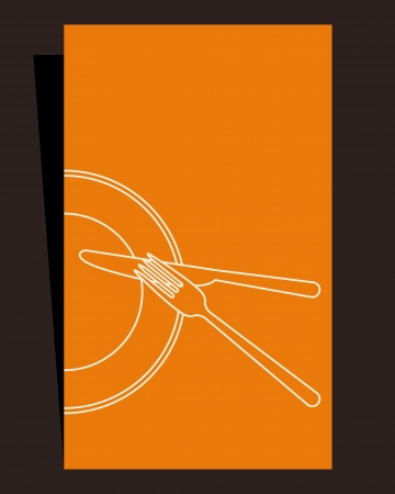 Restaurant menu illustartionのイラスト素材