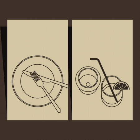 Menu design のイラスト素材