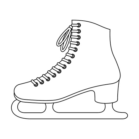 Ice skatesのイラスト素材