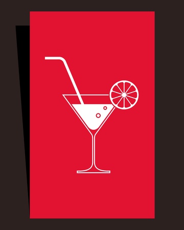 Cocktail menu  Card designのイラスト素材
