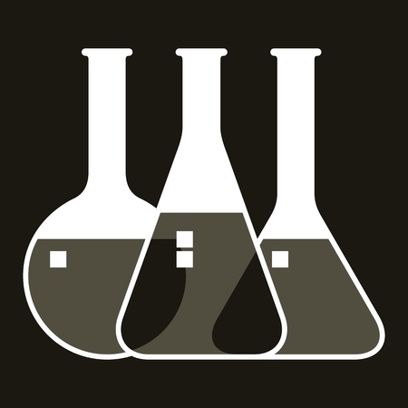 Laboratory glasswareのイラスト素材