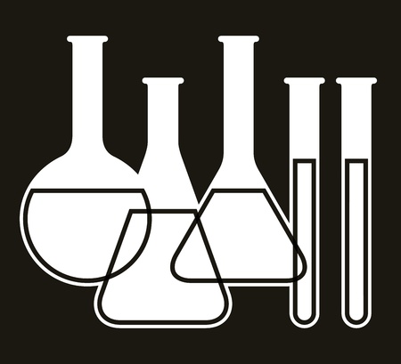 Laboratory glasswareのイラスト素材